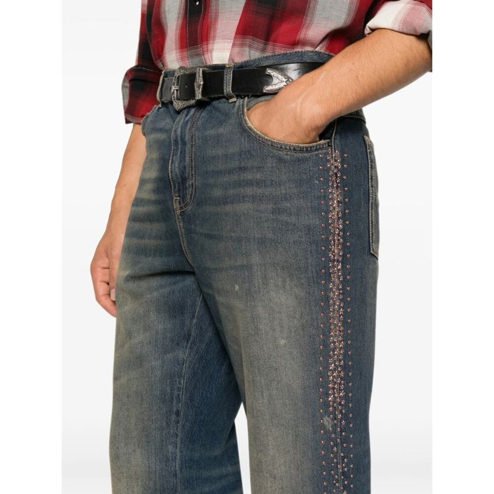 Amiri Blue Denim - Bootcut Jeans Men